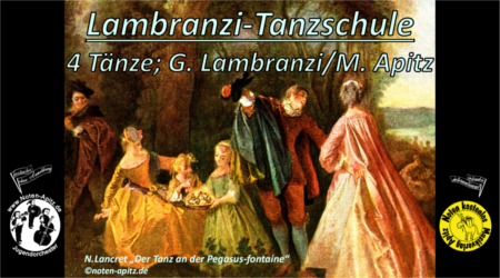 G. Lambranzi kostenlose Noten Jugendorchester Trompete Posaune Klarinette Flöte Cello L. Richter Kinderorchester