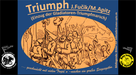 J. Fucik kostenlose Noten Orchester Streicher Holzbläser Saxophon Blechbläser Drum Kirmes Busch W.