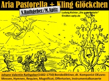 Aria Pastorella + Kling Glöckchen; V. Rathgeber; Textfeld: Valentin Rathgeber(1682-1750); Ludwig Richter „Die gute Einkehr“; Sparte: Weihnachten