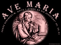 Ave Maria („Hymne an die Jungfrau“ Op. 52, 6) – Franz Schubert / M. Apitz (T.: Adam Storck); Bild: Die Verkündigung © noten-apitz.de Bildquelle: Lucas Cranach als Graphiker (Johannes Jahn) VEB E.A.Seemann Verlag Leipzig 1955