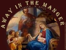 Away In A Manger – anonym / M. Apitz; Bild: Schattwald Tirol; Kirche Gemälde Weihnachten (b. Tannheim) © noten-apitz.de; Bildquelle: Musikverlag Apitz