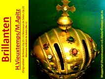 Brillanten H. Vieuxtemps/M. Apitz (Originaltitel: Brillanten Op.22.1 6 Morceaux de Salon, Op.22 Morceau brillant de Salon (No.1); Wuppertal Uhrenmuseum v.-G.Abeler (Georg Abeler) Sparte: 19. Jh. Konzert