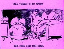 „Tobias Knopp“ „Julchen“ („Eine unruhige Nacht“) ©noten-apitz.de; Bildquelle: Wilhelm Busch-Album, Humoristischer Hausschatz, Sammlung der beliebtesten Schriften mit 1500 Bildern, 22. Auflage München Verlag v. Fr. Bassermann, 1911