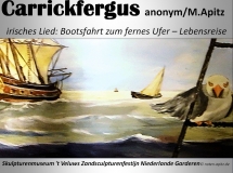 Carrickfergus anonym/M. Apitz (Manfred Apitz); Skulpturenmuseum ‚t Veluws Zandsculpturenfestijn Niederlande Garderen Sparte: Irland Volkslied