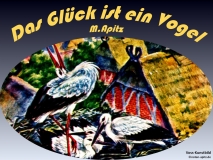Das Glück ist ein Vogel – Karl Kratzl (1852-1904 Wien) / M. Apitz Das Glueck ist ein Vogel Bild: Storchennest auf Bauernhaus Bildlegende: Voss-Kunstbild © noten-apitz.de Bildquelle: Musikverlag Apitz