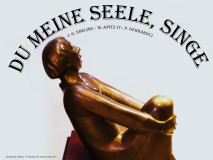 Du meine Seele, singe – J. G. Ebeling / M. Apitz (T.: P. Gerhardt);Bild: „Singender Mann“ E. Barlach – Leipzig Gewandhaus © noten-apitz.de; Bildquelle: Musikverlag Apitz