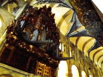 Galicien (Spanien) Kathedrale von Santiago de Compostela Orgel mit „Spanischen Trompeten“ ©noten-apitz.de; Bildquelle: Musikverlag Apitz