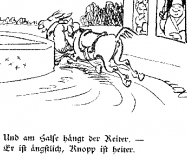 Wilhelm Busch: „Tobias Knopp“ „Julchen“ „Hezverlockende Künste“ / M. Apitz © noten-apitz.de; Bildquelle: Wilhelm Busch-Album, Humoristischer Hausschatz, Sammlung der beliebtesten Schriften mit 1500 Bildern, 22. Auflage München Verlag v. Fr. Bassermann, 1911