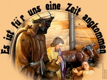 Es ist für uns eine Zeit angekommen – anonym / M. Apitz Bild: Halberstadt Huysburg Kloster Weihnachtskrippe © noten-apitz.de Bildquelle: Musikverlag Apitz