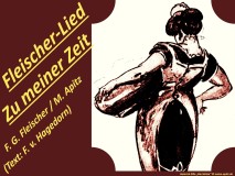 Fleischer-Lied „Zu meiner Zeit“ (Die Alte) – Friedrich Gottlob Fleischer/M. Apitz (T.: Friedrich von Hagedorn); Bild „Die Stütze“ Heinrich Zille © notn-apitz.de; Bildquelle: „Heinrich Zille- Vater der Strasse“ Verlag „Das neue Berlin“ 1960