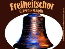 Freiheitschor G. Verdi / M. Apitz; Liberty Bell, Freiheitsglocke Philadelphia Amerika Sparte: 19. Jh. Konzert
