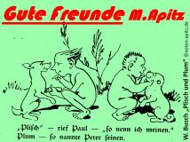 Gute Freunde M. Apitz (Manfred Apitz); W. Busch „Plisch und Plum“ Sparte: 20.+21. Jh. Konzert