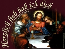 Herzlich lieb hab ich / Ach Herr lass dein Choralsatz – J. S. Bach / M. Apitz Bild: Torgau Stadtkirche St. Marien Altar Abendmahl © noten-apitz.de Bildquelle: Musikverlag Apitz