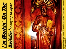 I’m Workin‘ On The Buildin‘, anonym / M. Apitz (Manfred Apitz); Heiligenfigur Petrus mit hl. Schrift (heiliger Schrift – Bibel) und Schlüssel (Jakobsweg, Spanien) Sparte: Amerika geistlich