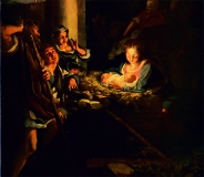 Correggio „Heilige Nacht“ Gemäldegalerie: „Alte Meister“ – Dresden ©noten-apitz.de; Bildquelle: „Malerei der Jahrhunderte, Europäische Meisterwerke von Giotto bis zur Gegenwart“, VEB E. A. Seemann Buch- und Kunstverlag Leipzig (E.A.S) 1960
