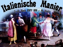Italienische Manier (Thema + Variationen) – J. S. Bach / M. Apitz Bild: Meiningen Museum Venedig Karneval © noten-apitz.de Bildquelle: Musikverlag Apitz