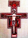 Kreuz von San Damiano – Franziskuskreuz; Stola (liturgisches Gewandstück) © noten-apitz.de Bildquelle: Musikverlag Apitz