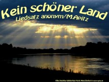 Kein schoener Land Bild: Elbe Aken Fährhaus Abendstimmung Bildlegende: Elbe Steckby-Lödderitzer Forst Aken/Zerbst © noten-apitz.de Bildquelle: Musikverlag Apitz