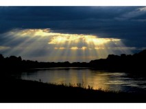 Bild: Elbe Aken Fährhaus Abendstimmung Bildlegende: Elbe Steckby-Lödderitzer Forst Aken/Zerbst © noten-apitz.de Bildquelle: Musikverlag Apitz