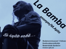 La Bamba anonym / M. Apitz (Manfred Apitz); Skulpturenmuseum ‚t Veluws Zandsculpturenfestijn Niederlande Garderen Sparte: Lateinamerika Volkslied