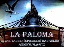 La Paloma Bild: Fischerboot Taube Bildlegende: Skulpturemusneum 't Veluws Zandsculpturenfestijn Niederlande Garderen © noten-apitz.de Bildquelle: Musikverlag Apitz