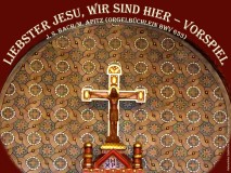 „Liebster Jesu, wir sind hier“ BWV633 Vorspiel – J. S. Bach / M. Apitz; Bild: Hahnenklee Kirche Harz © noten-apitz.de, Bildquelle: Musikverlag Apitz