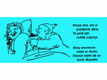 Bild: Wilhelm Busch Bildergeschichte „Eheliche Ergötzlichkeiten“ - Bettgeschichte Bildlegende: W. Busch Eheliche Ergötzlichkeiten © noten-apitz.de Bildquelle: Ein Reis vom Narrenbaum, Verlag: Ehrenwirth (Druck: 1965 – Angabe v. Aniquariat)