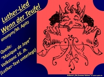 Luther-Lied Wenn der Teufel stuerb Bildquelle: Wilhelm Busch-Album, Humoristischer Hausschatz, Sammlung der beliebtesten Schriften mit 1500 Bildern, 22. Auflage München Verlag v. Fr. Bassermann, 1911