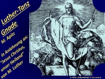 Luther-Tanz Gnade Bild: Auferstehung Albrecht Dürer Holzschnitt Bildlegende: Auferstehung A. Dürer © noten-apitz.de Bildquelle: „A. Dürer Sämtliche Kupferstiche in Größe der Originale, Hildegard Heyne, F. W. Hendel Verlag Leipzig, 1927