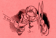 Wilhelm Busch, Bilder zu Jobsiade, 9. Kap. – 9. Kapitel ©noten-apitz.de; Bildquelle: Wilhelm Busch-Album, Humoristischer Hausschatz, Sammlung der beliebtesten Schriften mit 1500 Bildern, 22. Auflage München Verlag v. Fr. Bassermann, 1911