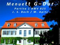 Menuett-G-Dur-Partita1-BWV-825-1 Bild: Prinzessinnenhaus Schloss Köthen Bildquelle: Musikverlag Apitz