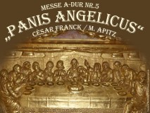 Messe A-Dur Nr.5 „Panis angelicus“ – César Franck / M. Apitz; Bild: Tannheim Tirol Kirche hl. Abendmahl © noten-apitz.de; Bildquelle: Musikverlag Apitz