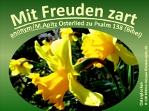 Mit Freuden zart, anonym/M. Apitz – Manfred Apitz Sparte: Deutschland geistlich