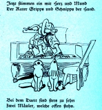 Wilhelm Busch-Album, Humoristischer Hausschatz, Sammlung der beliebtesten Schriften mit 1500 Bildern, 22. Auflage München Verlag v. Fr. Bassermann, 1911