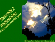 Naturbilder 2 Wolkenbilder, F. Mendelssohn/M. Apitz (Felix Mendelssohn Bartholdy / Manfred Apitz); Fährhaus Aken – Sachsen-Anhalt Deutschland Sparte: 19. Jh. Konzert