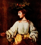 Flora – Göttin der Blüte (römische Mythologie) Bildlegende: Rembrandt: Flora ©noten-apitz.de Bildquelle: Metropolitan Museum New-York, et Editions Cercle d’ Art 1961