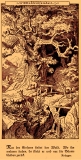 Ludwig Richter Waldeinsamkeit ©noten-apitz.de; Bildquelle: Ludwig Richter, Die gute Einkehr, Auswahl schönster Holzschnitte mit Sprüchen und Liedern, herausgegeben v. Karl Robert Langewiesche, Verlag der „Blauen Bücher“, Königstein im Taunus und Leipzig, Nr.1-80Tausend gedruckt v. Emil Herrmann senior 1919 auf Notpapier der Firma Sieler & Vogel, Leipzig