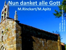 Nun danket alle Gott, M. Rinckart / M. Apitz (Martin Rinckart / Manfred Apitz); Dorfkirche b. santiago de compostela – Sp. (Spanien.) Sparte: Deutschland geistlich