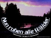 Nun ruhen alle Wälder – Heinrich Isaac / M. Apitz (T.: Paul Gerhardt); Bild: Vogtland Talsperre Muldenberg © noten-apitz.de; Bildquelle: Musikverlag Apitz
