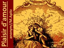 Plaisir d’amour anonym/M. Apitz (Manfed Apitz) Sparte: Frankreich Volkslied