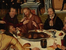 Bild: L. Cranach d. J. Gemälde „Abendmahl“ Dessau Johanniskirche © noten-apitz.de Bildquelle: Musikverlag Apitz