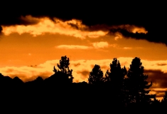 Alpen Sonnenuntergang ©noten-apitz.de; Bildquelle: Musikverlag Apitz
