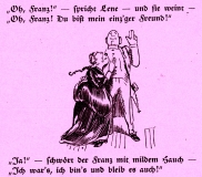 Die fromme H., Ein treuloser … (Die fromme Helene, Ein treuloser Freund) ©noten-apitz.de; Bildquelle: Wilhelm Busch-Album, Humoristischer Hausschatz, Sammlung der beliebtesten Schriften mit 1500 Bildern, 22. Auflage München Verlag v. Fr. Bassermann, 1911