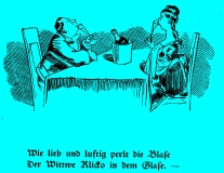 Die fromme Helene, Die Hochzeitsreise ©noten-apitz.de; Bildquelle: Wilhelm Busch-Album, Humoristischer Hausschatz, Sammlung der beliebtesten Schriften mit 1500 Bildern, 22. Auflage München Verlag v. Fr. Bassermann, 1911
