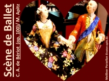 Scène De Ballet C. A. de Bériot / M. Apitz (Manfred Apitz); Meißner Porzellan Sparte: 19. Jh. Konzert
