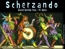 Scherzando – Daniel Gottlob Türk Bild: Münchner Bilderbogen 219 © noten-apitz.de Bildquelle: Die Schwiegermutter und das Krokodil 111 bunte Bilderbogen Eulenspiegel-Verlag Berlin 1968