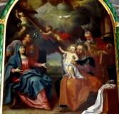 Bild: Grän Tirol; Kirche Gemälde Weihnachten (b. Tannheim) © noten-apitz.de; Bildquelle: Musikverlag Apitz