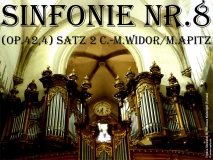 Sinfonie Nr.8 (op.42,4) Satz2 Charles-Marie Widor /M.Apitz Bild: Trnava Slowakei St. Nikolaus Klaisorgel (Tyrnau)  Bildquelle: Musikverlag Apitz