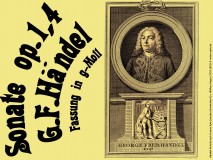 Sonate Op.1,4 HWV362 (g-Moll-Fassung) – Händel Bild: Händel-Porträt nach Francis Kyte (Jacobus Houbraken?) v. William Angus (1752-1821) © noten-apitz.de Bildquelle: Musikverlag Apitz/Helga Thoene