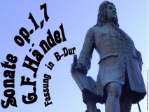 Sonate Op.1,7 HWV365 – Händel Bild: Halle Saale Händel-Denkmal © noten-apitz.de Bildquelle: Musikverlag Apitz